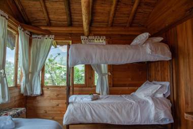 Cozy Log Cabin-Ojo de Agua-Villa de Leyva-WIFI