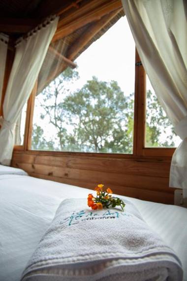 Cozy Log Cabin-Ojo de Agua-Villa de Leyva-WIFI