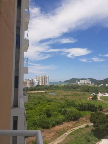 Hermoso apartamento a 300 m Playa Bello Horizonte Pozos colorados