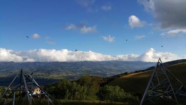 casita sopo arriba vista laguna tomine