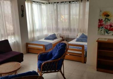 Apartamento Familiar Privado frente a la Playa en San Andres