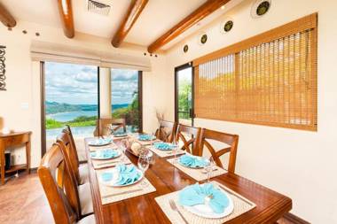 Hacienda-style villa with pool and sweeping ocean views in hills above Potrero