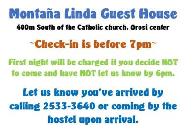 Montaña Linda Guest House Orosi