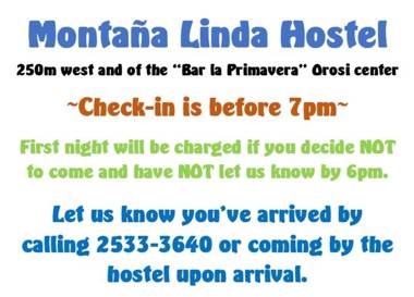 Montaña Linda Hostel Orosi