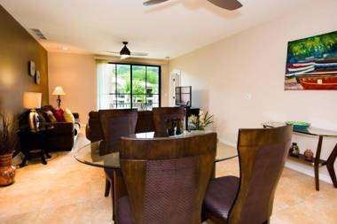 Colorfully decorated 3rd-floor unit overlooking pool at Pacifico in Coco