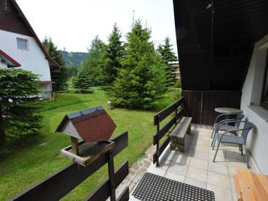 Nice holiday home with fireplace in the Ore Mountains only 500m from the chairlift