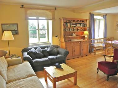 Lovely renovated former parsonage with a romantic enclosed courtyard in Western Bohemia.