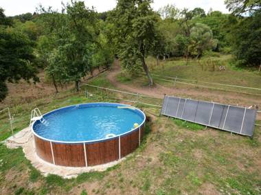 Spacious holiday home with pool and covered terrace in the Bohemian Uplands