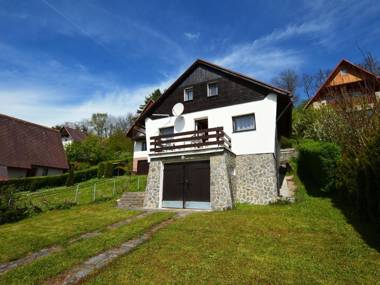 Detached cottage with fireplace only 80 meters from the river Ohre