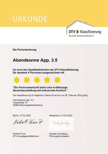 Luxuswohnung Abendsonne