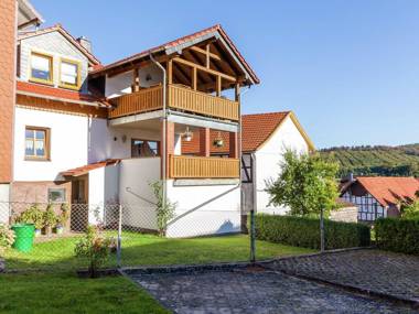Apartment in the Kellerwald National Park with balcony and easy access to a host of destinations.