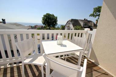 Meeresblick Residenzen FeWo 60 deluxe inklusive Sauna und Schwimmbadnutzung im AHOI Sellin