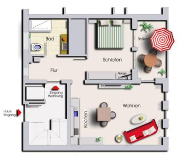 Ferienwohnung Kurpark