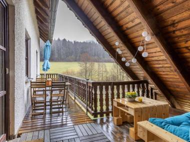 Secluded Apartment in Schönsee with Balcony