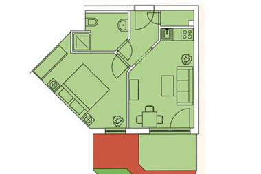 Haus Meeresblick FeWo Godewind A 1