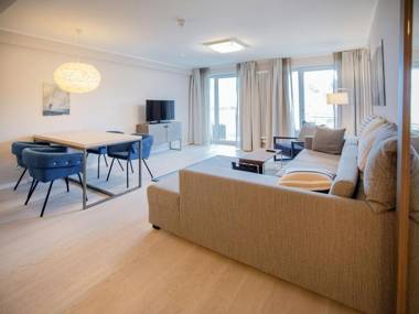 Dünenresidenz Prora - Appartement mit Meerblick 2 Schlafzimmern Balkon und Sauna NP103