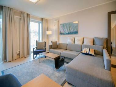 Dünenresidenz Prora - Appartement mit Meerblick 2 Schlafzimmern Balkon und Sauna NP103