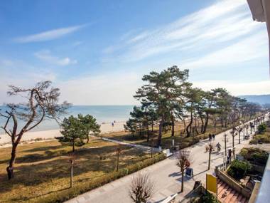 Strandvillen Binz - Appartement mit Meerblick 1 Schlafzimmer und Balkon SV762