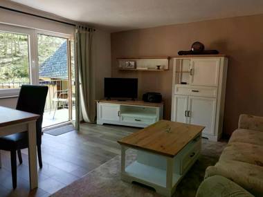 Spacious holiday apartment with its own garden