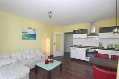 F-1072 Haus am Strand FeWo 04 strandnah Balkon Meerblick