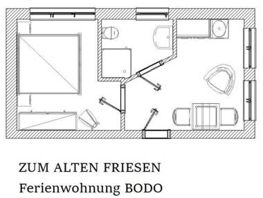 Ferienwohnung Zum alten Friesen BODO