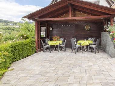 Beautiful holiday home with terrace and an amazing view of Hallenberg