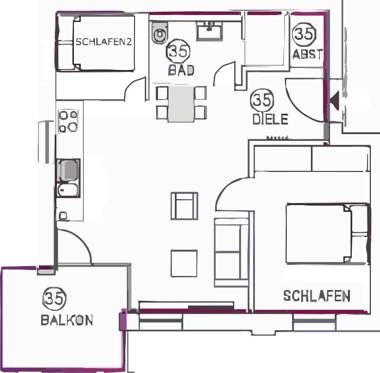 Villa Strandläufer im Villen-Ensemble