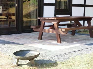 Alluring apartment near lake Edersee in a half-timbered house with terrace