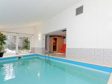 Luxury holiday home in Harz region in Elend health resort with private indoor pool and sauna