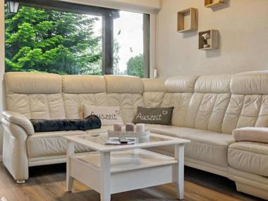 Stylish holiday home in the Harz forest setting terrace fireplace garden detached