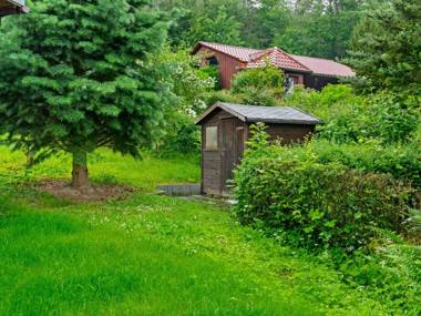Stylish holiday home in the Harz forest setting terrace fireplace garden detached