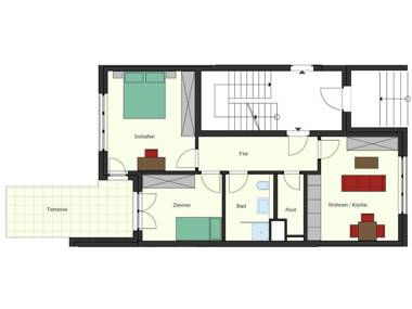 Ferienwohnung Büsumperle Rot
