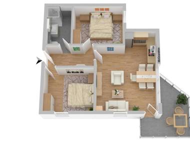 Holiday home in the centre of Willingen - balcony and lovely view of the town