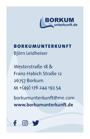BORKUMUNTERKUNFT - WOH1 - IM HERZEN DER INSEL
