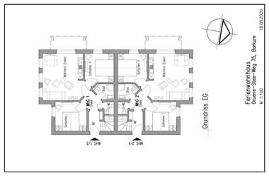 Südstrandhus Urlaub mit Hund Wohnung 1 unten