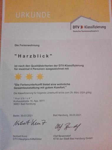 Fewo 3 Sterne Mit Harzblick