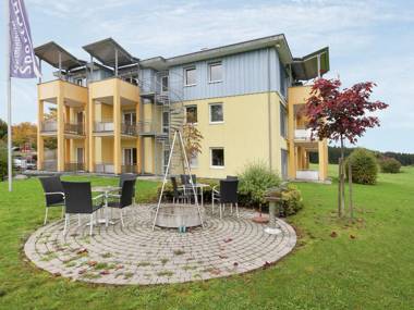 A holiday home for four people in a sports complex between Lake Constance and the Black Forest.