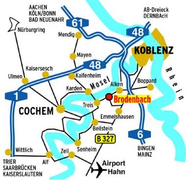 Pension "Haus am Walde" Brodenbach Mosel