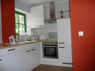 Ostsee-Bauernhof-Hocke