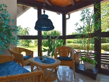 Sophisticated holiday home in Thuringia with sunroom garden and terrace