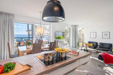 Appartement "Kliffkante" mit Penthouseflair - Oase am Haff