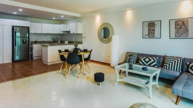 New cozy beach apartment with private beach on WS