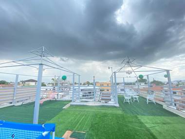 6-2 Santiago City Center Huge nice Apartment to stay rooftop to enjoy the city view -Cozy 3 bedrooms Apartment for 7 peoples - close to all kind the business Restaurants-Discotecs - 4 blocks to Colinas Mall and transportation 24 hours