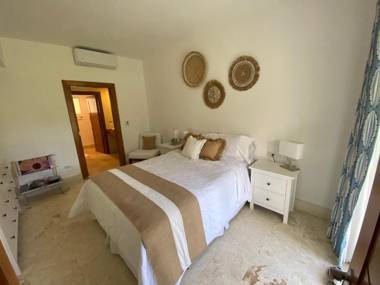 Apartment on the beach with pool and restaurant