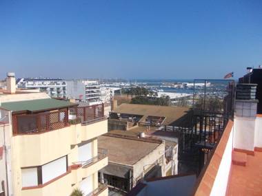 3 bedrooms appartement at Sant Carles de la Rapita 200 m away from the beach with sea view furnished terrace and wifi