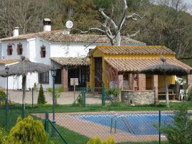 A farmhouse with a private swimming pool in the Costa Brava.