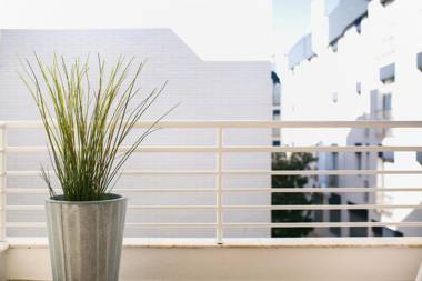 Lets Holidays White apartment with terrace ac & parking near beach