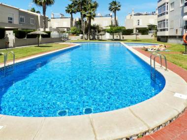 2 bedrooms house with city view shared pool and enclosed garden at Torrevieja 1 km away from the beach