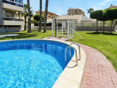 2 bedrooms house with city view shared pool and enclosed garden at Torrevieja 1 km away from the beach