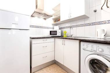 2 bedrooms appartement with shared pool terrace and wifi at Torrevieja 1 km away from the beach